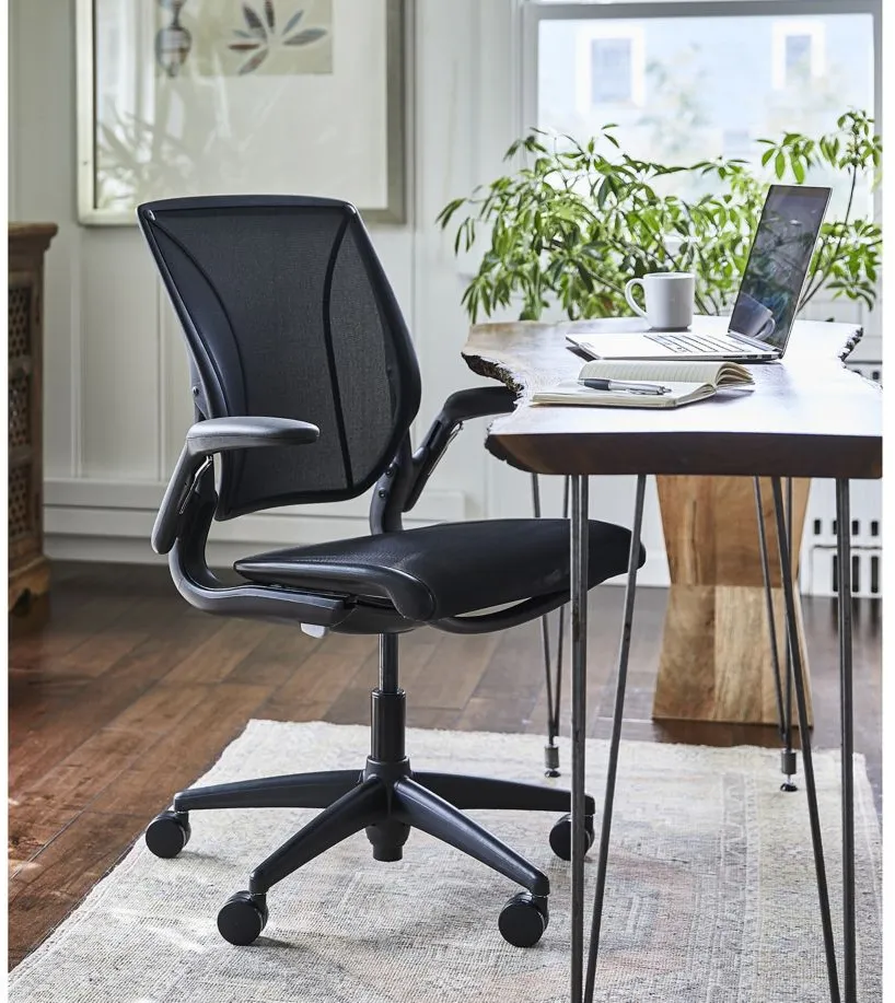 Humanscale Corporation Humanscale World One Ergonomic Office Chair in Black Mesh by Humanscaleoration